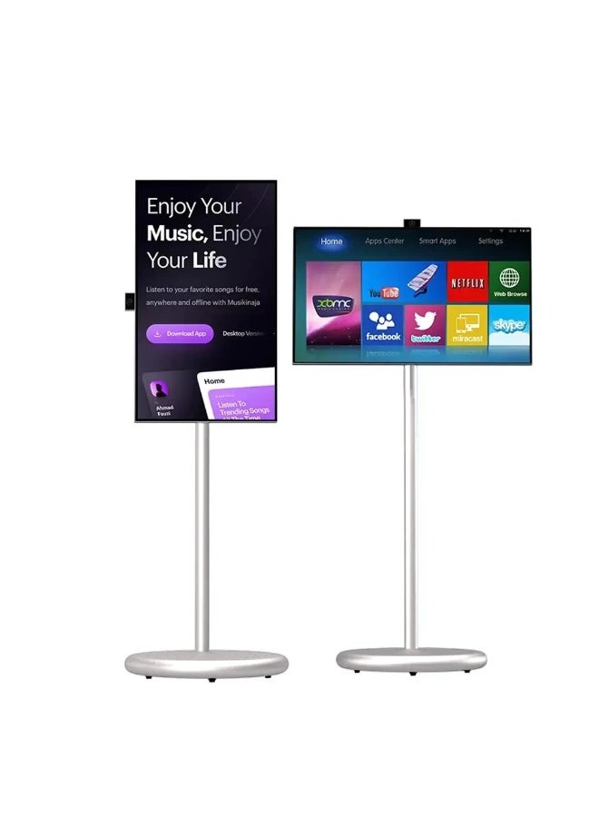 FIPKA 21.5” Android Smart Screen Display | Indoor Floor Standing Touch Screen with 1080p HD - Image 1